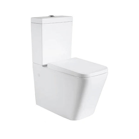 Aura Back To Wall Rimless Toilet Suite – Gloss White