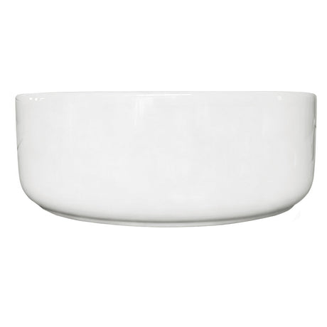 BA300MW - 300x300x110mm Matte White Above Countertop Basin – detail view