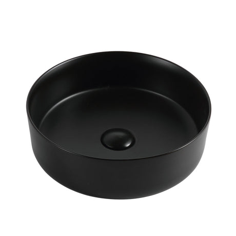 BA360MB - 360x360x120mm Matte Black Above Countertop Basin