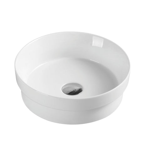 BA3636MW - 360x360x115mm Matte White Semi Countertop Basin