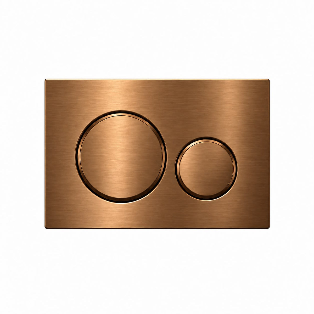 Stainless Steel Round Flush Buttons for Geberit Sigma – Brushed Copper