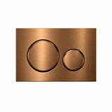Stainless Steel Round Flush Buttons for Geberit Sigma – Brushed Copper