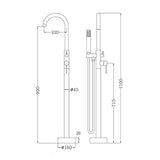 Otus Mixer Freestanding Bath – view 6