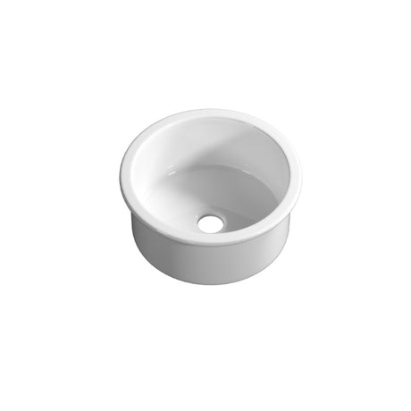 460x460x232mm Undermount Fireclay Butler Single Bowl Farmhouse Sink