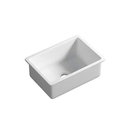 685X483X254mm Undermount Fireclay Butler Single Bowl Kitchen Sink