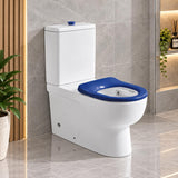 Classico Care Rimless Back-to-Wall Toilet Suite – Blue Disabled Compliant