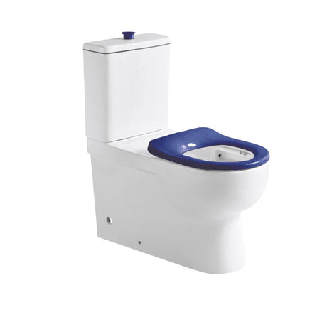 Classico Care Rimless Back-to-Wall Toilet Suite – Blue Disabled Compliant