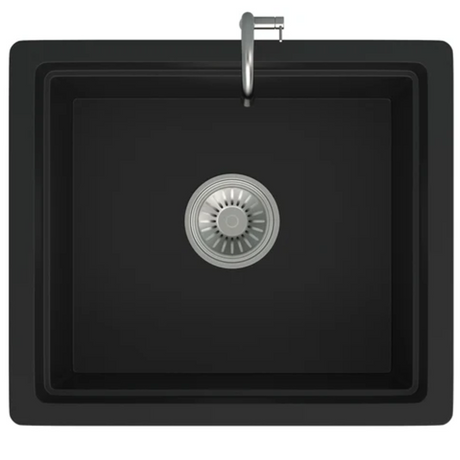 Granite Single Bowl Kitchen Sink D534-BK – ISTONE – view 5