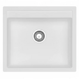 Granite Single Bowl Kitchen Sink D565-WH – ISTONE – detail view