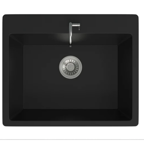Granite Single Bowl Kitchen Sink D620-BK – ISTONE – view 4