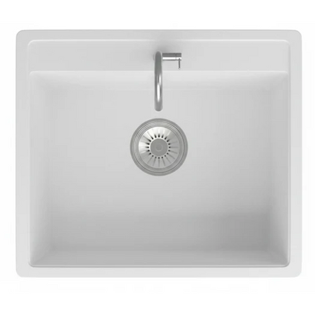 Granite Single Bowl Kitchen Sink D620-WH – ISTONE – view 5