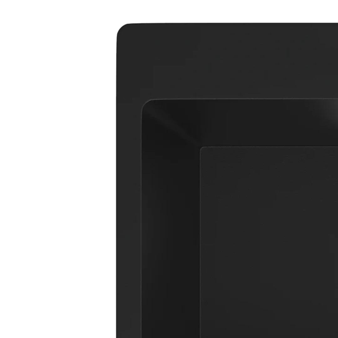 Granite Single Bowl Kitchen Sink D620-BK – ISTONE – view 6