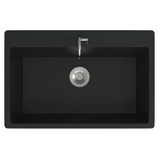Granite Single Bowl Kitchen Sink D780-BK – ISTONE – view 4