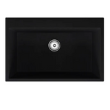 Granite Single Bowl Kitchen Sink D780-BK – ISTONE – detail view