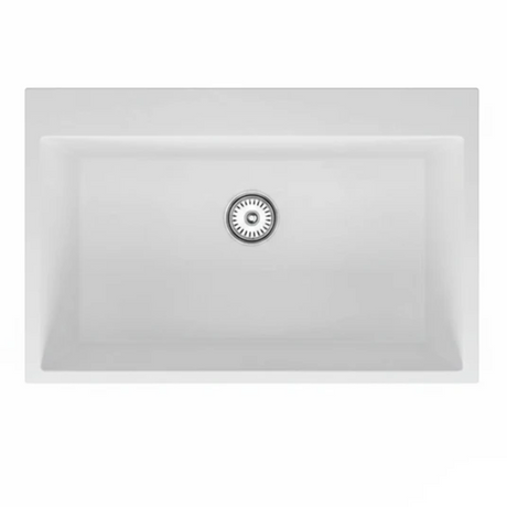 Granite Single Bowl Kitchen Sink D780-WH – ISTONE – view 4