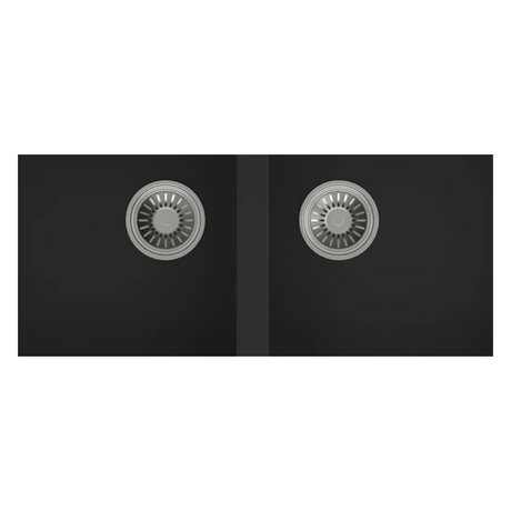 Granite Double Bowl Kitchen Sink D861-BK – ISTONE – view 5