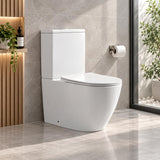 Eva Back To Wall Rimless Toilet Suite – Gloss White
