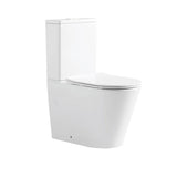 Eva Back To Wall Rimless Toilet Suite – Gloss White