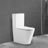 Eva Back To Wall Rimless Toilet Suite – Gloss White – alternate view