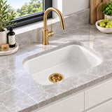Fireclay Bar Sink Single Bowl Undermount - 383x483x203mm