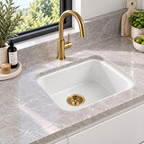 Fireclay Bar Sink Single Bowl Undermount - 483x483x203mm