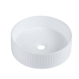 FL400 - 400x400x125mm Above White Above Countertop Basin