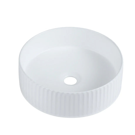 FL400MW - 400x400x125mm Matte White Above Countertop Basin