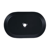 FL580MB - 580x360x115mm Matte Black Above Countertop Basin – alternate view