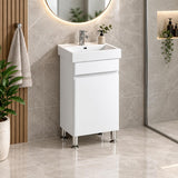 The Felix 450mm MDF Polyurethane vanity on Legs 1th