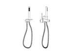 Linsol Giulia Swivel Wall Bracket Set with Slim Microphone Handpiece