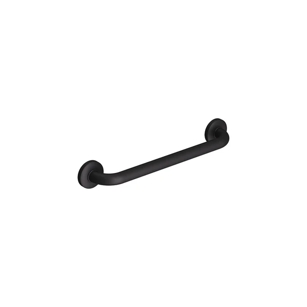 Accessible 450mm Grab Rail – Matte Black – alternate view