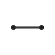 Accessible 450mm Grab Rail – Matte Black