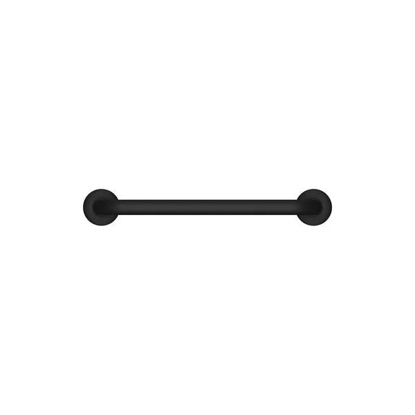 Accessible 450mm Grab Rail – Matte Black