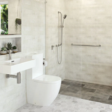 Accessible 450mm Grab Rail – Stainless Steel – detail view