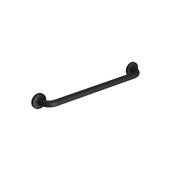 Accessible 600mm Grab Rail – Matte Black – alternate view