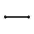 Accessible 600mm Grab Rail – Matte Black