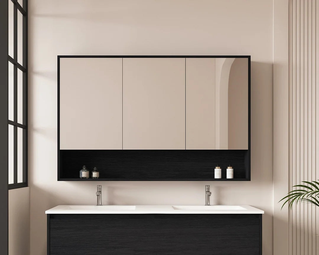 Hera 1200mm Shave Cabinet - 1200x780x150mm