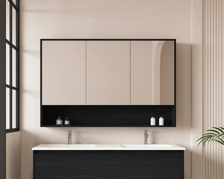 Hera 1200mm Shave Cabinet - 1200x780x150mm
