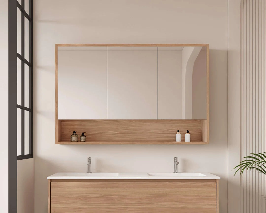 Hera 1200mm Shave Cabinet - 1200x780x150mm