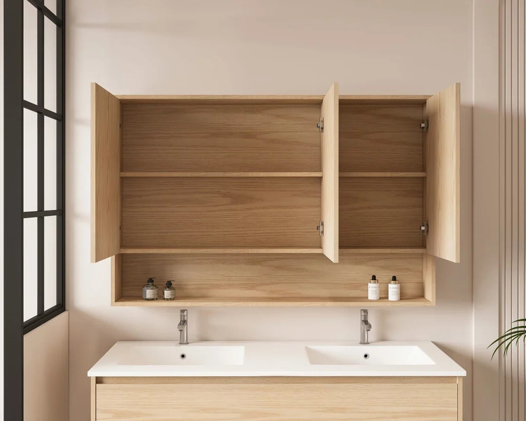 Hera 1200mm Shave Cabinet - 1200x780x150mm