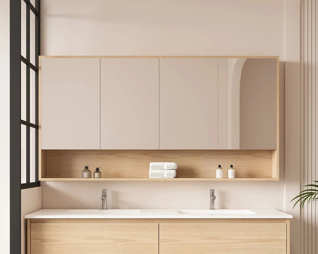 Hera 1500mm Shave Cabinet - 1500x780x150mm