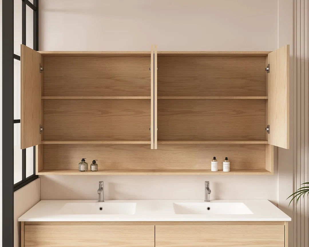 Hera 1500mm Shave Cabinet - 1500x780x150mm