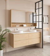 Hera 1500mm Vanity Wall Hung Single Bowl - 1500x450x560mm