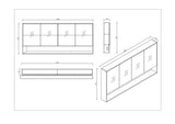 Hera 1800mm Shave Cabinet - 1800x780x150mm