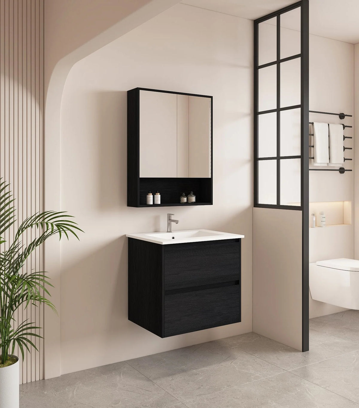 Hera 600mm Vanity Wall Hung - 600x450x560mm