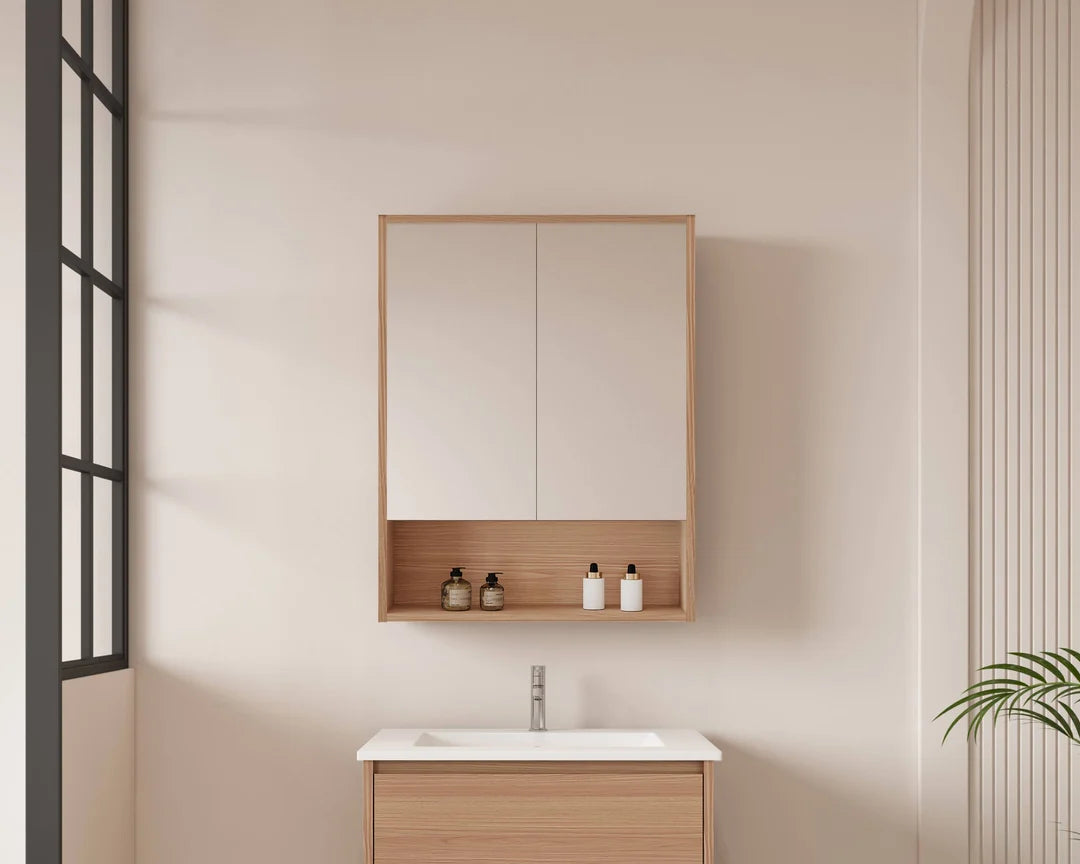 Hera 600mm Shave Cabinet - 600x780x150mm