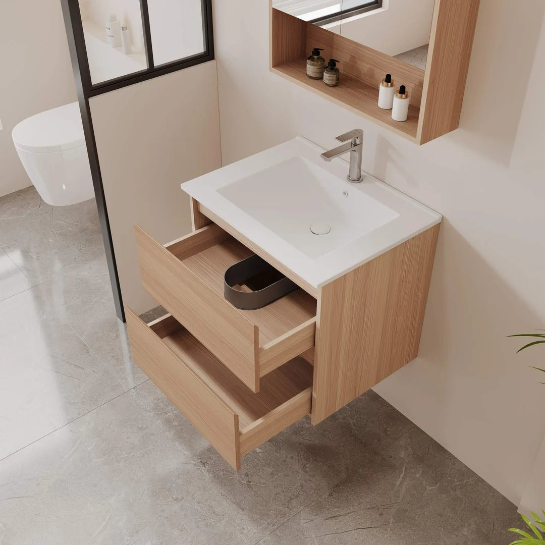 Hera 600mm Vanity Wall Hung - 600x450x560mm