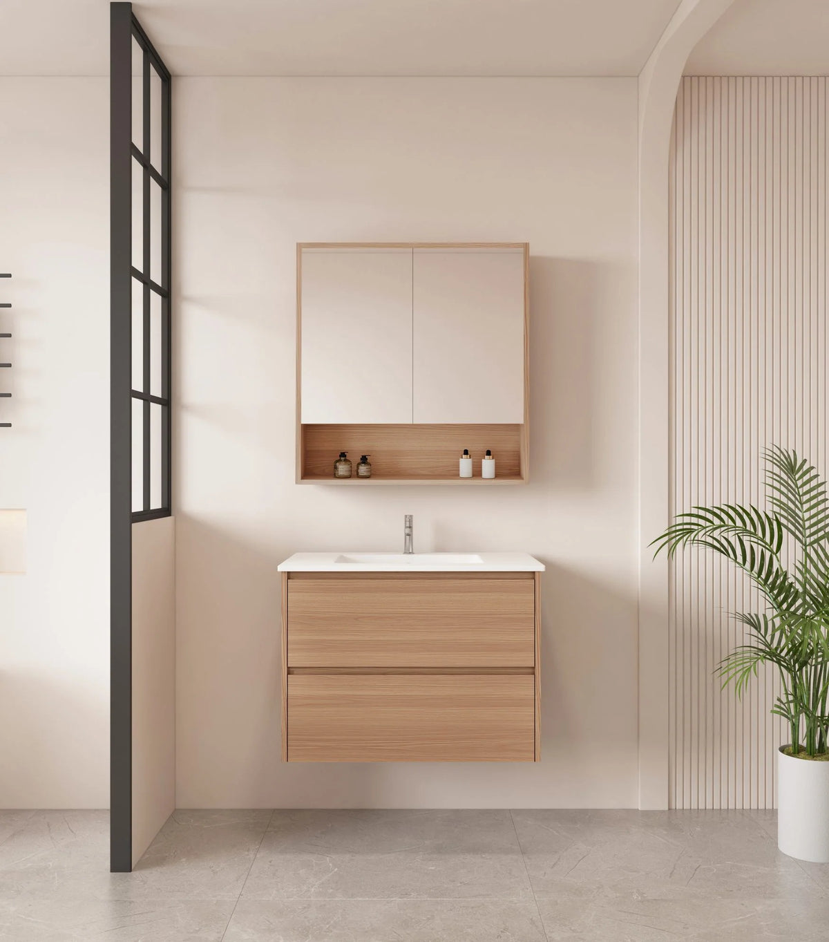 Hera 750mm Vanity Wall Hung - 750x450x560mm