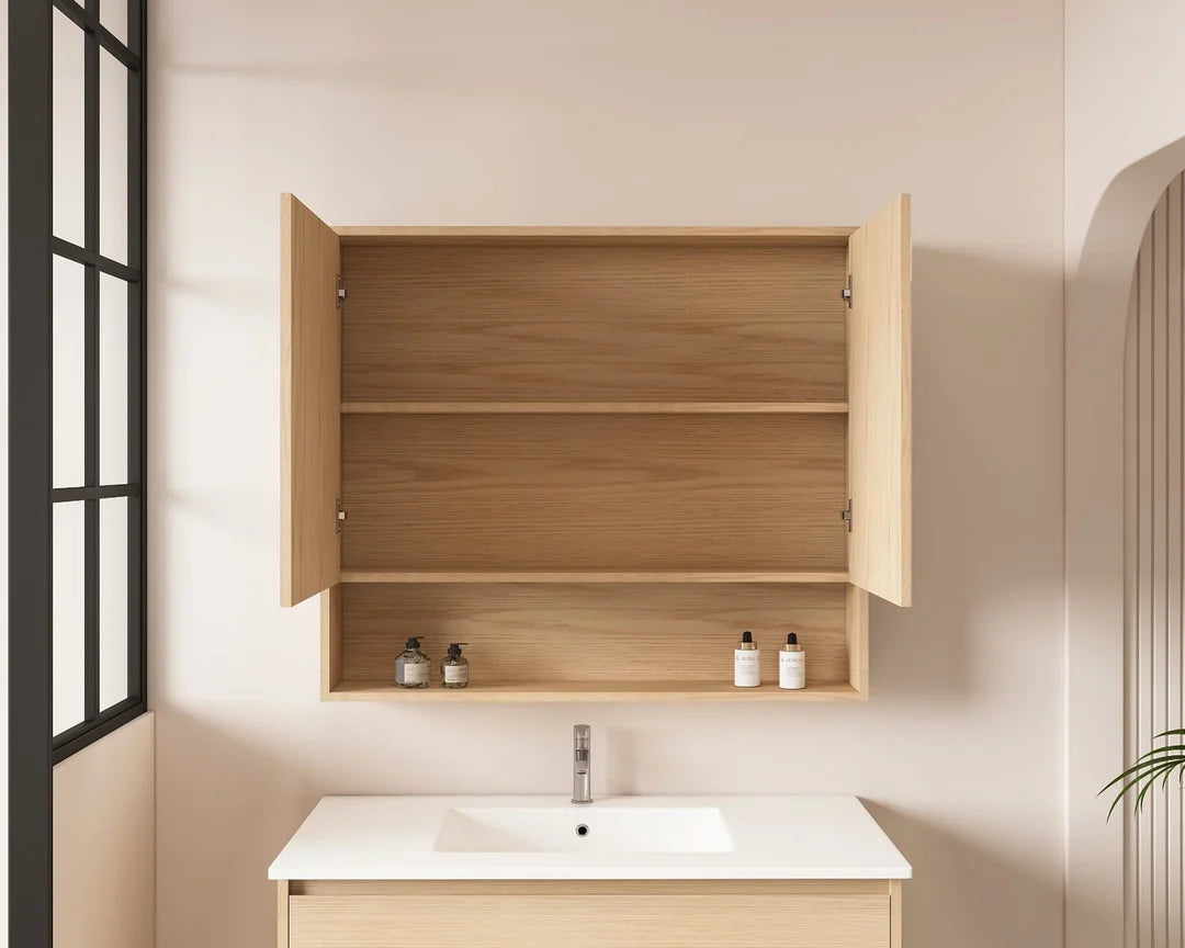 Hera 900mm Shave Cabinet - 900x780x150mm