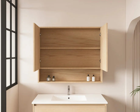 Hera 900mm Shave Cabinet - 900x780x150mm